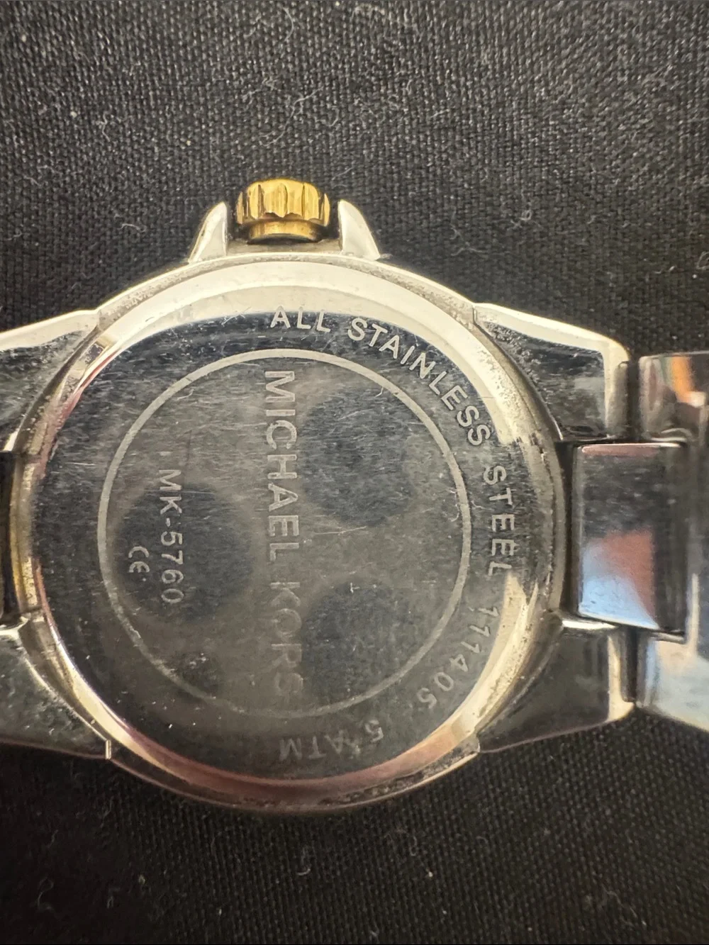 Michael Kors Two-Tone Gold and Silver Women’s Chronograph Watch